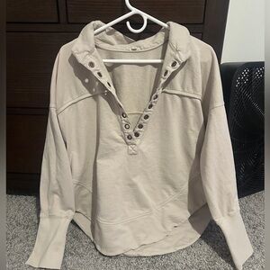 Pilcro Spliced Henley Top